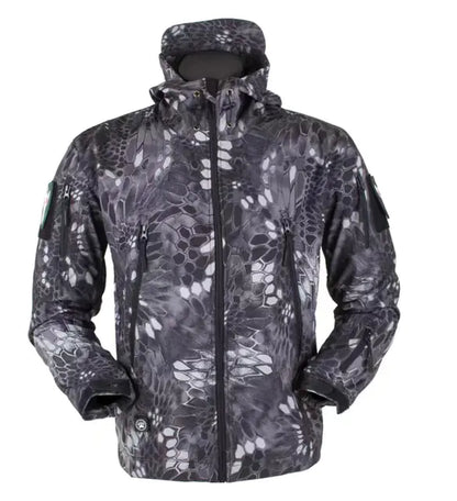 Waterproof Fleece Military Jacket for Outdoor Activities