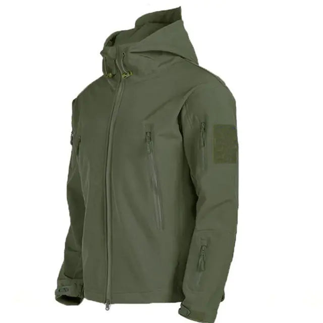 Waterproof Fleece Military Jacket for Outdoor Activities