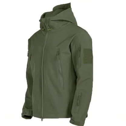 Waterproof Fleece Military Jacket for Outdoor Activities