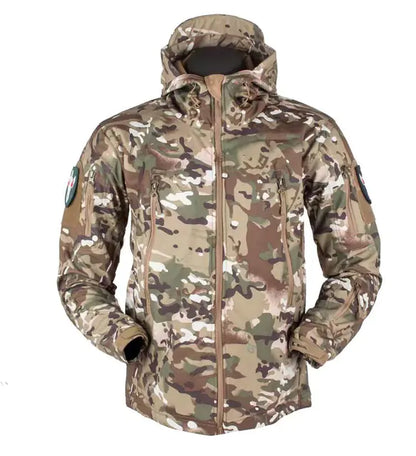 Waterproof Fleece Military Jacket for Outdoor Activities