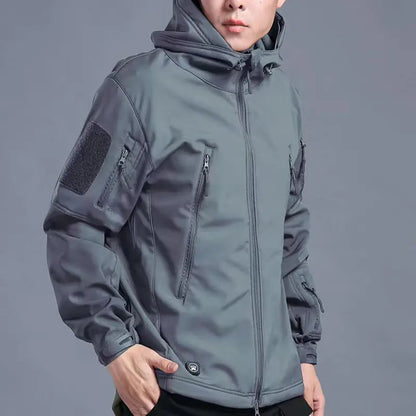 Waterproof Fleece Military Jacket for Outdoor Activities
