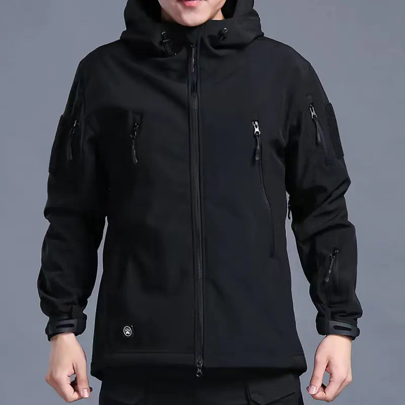 Waterproof Fleece Military Jacket for Outdoor Activities
